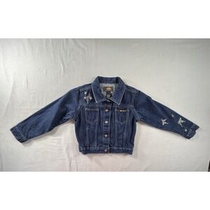 Route 66 Jean‎ Jacket Girls 6/6X Rhinestones Butterflies Western